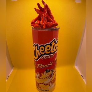 Cheetos Tumbler 20oz with removable topper